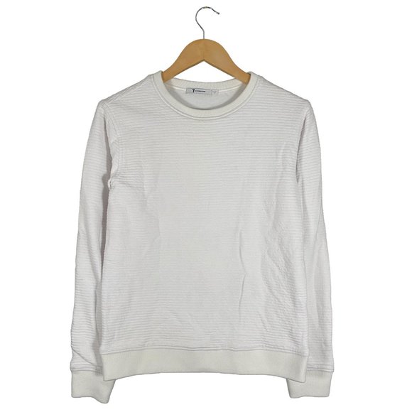 T by Alexander Wang Ribbed knit sweater white womens size XS - Picture 1 of 4